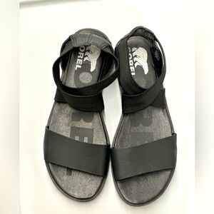 SOREL Ella II Sandal Black Size 7.5